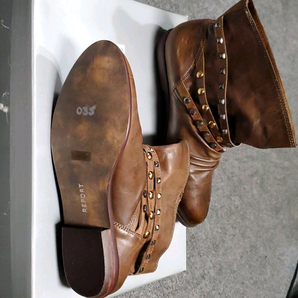 Report Brown Ankle Boots